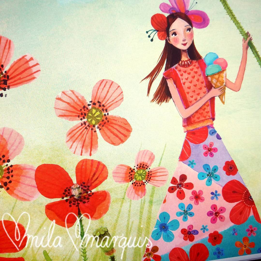 插画风手绘墙面,墙绘插画艺术