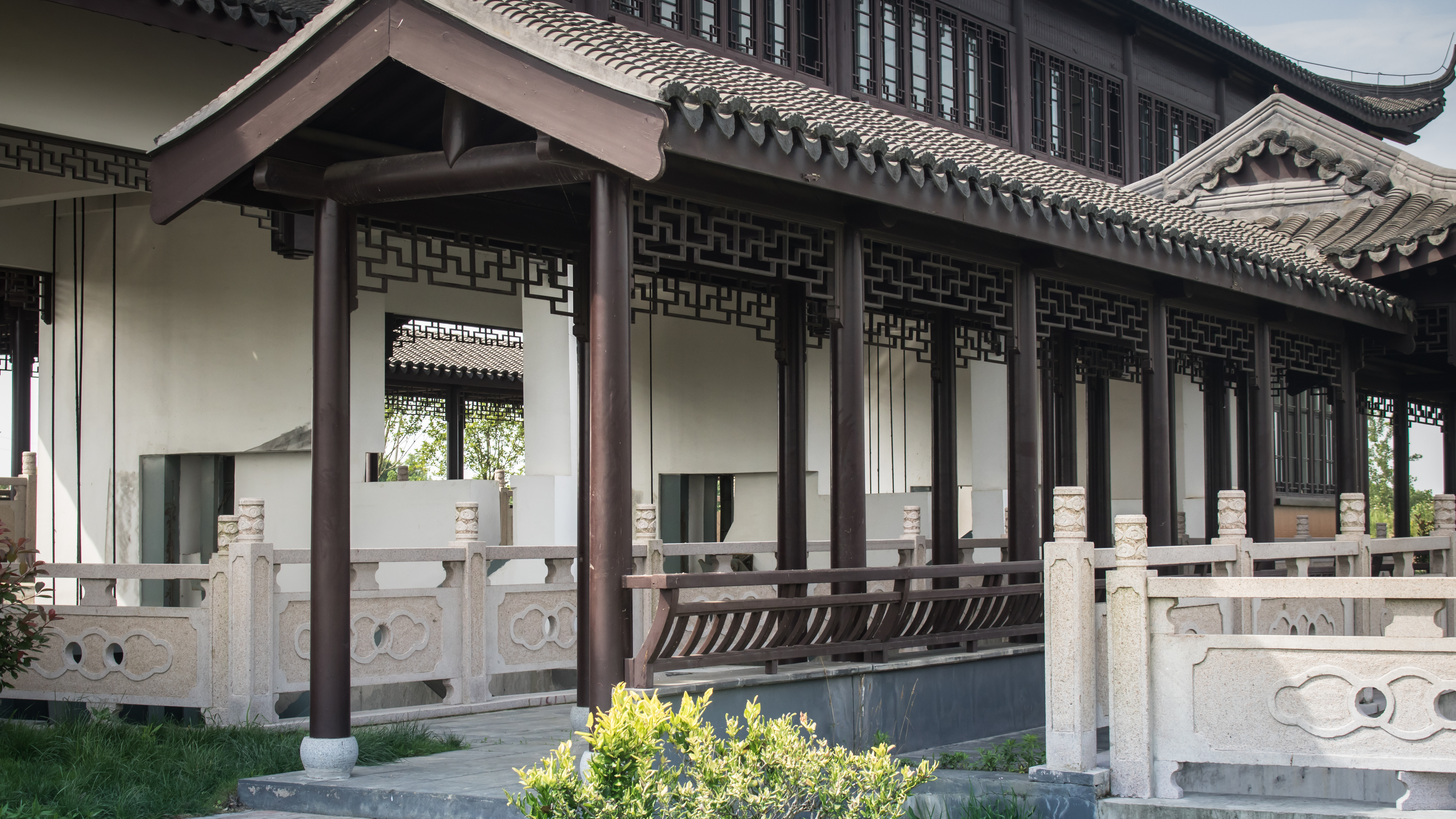 江南水乡长荡湖,烟雨江南湖中美景