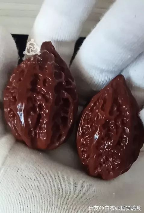 红玛瑙核桃包浆,超红核桃玛瑙包浆