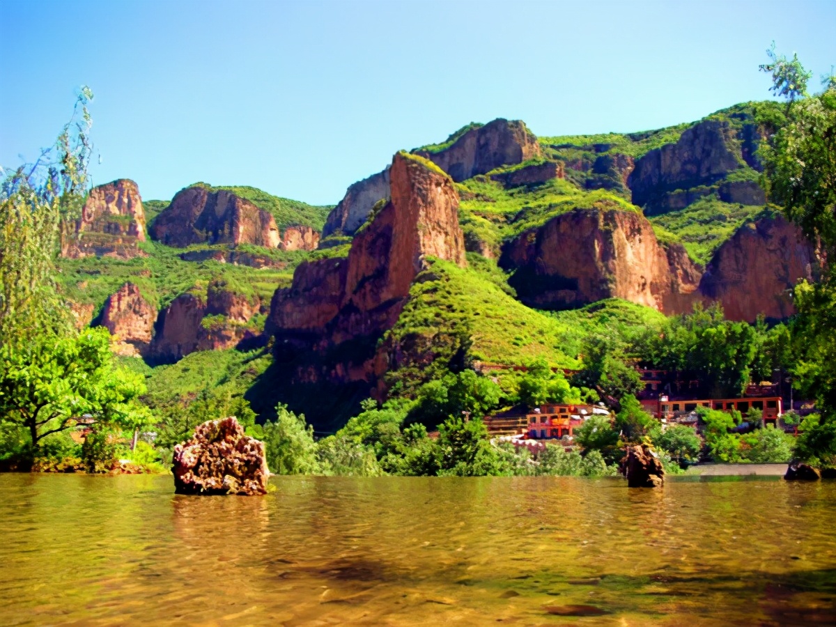 石家庄沕沕水景区红色讲解,平山沕沕水景点路线