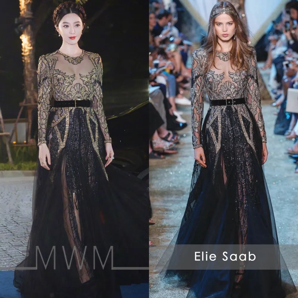 女明星穿eliesaab高定,eliesaab高定给明星穿收费吗