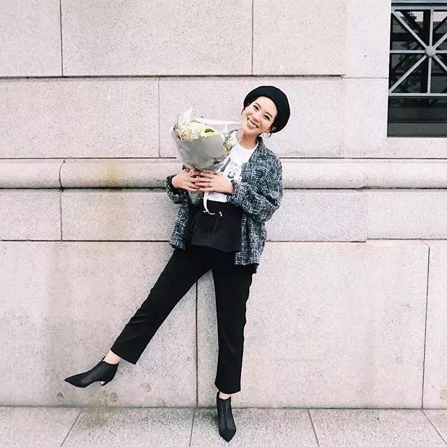 最时髦的孕妇穿搭,日本妈妈精致穿搭