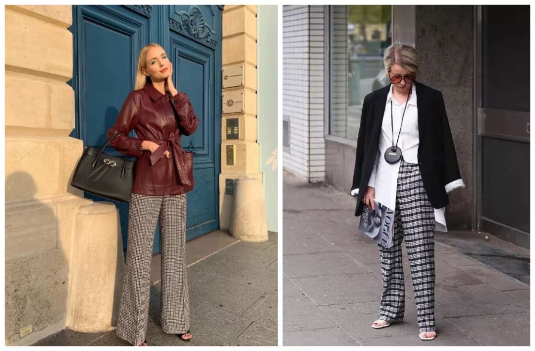 永不淘汰的格纹元素,格纹重塑经典复古摩登风强烈来袭