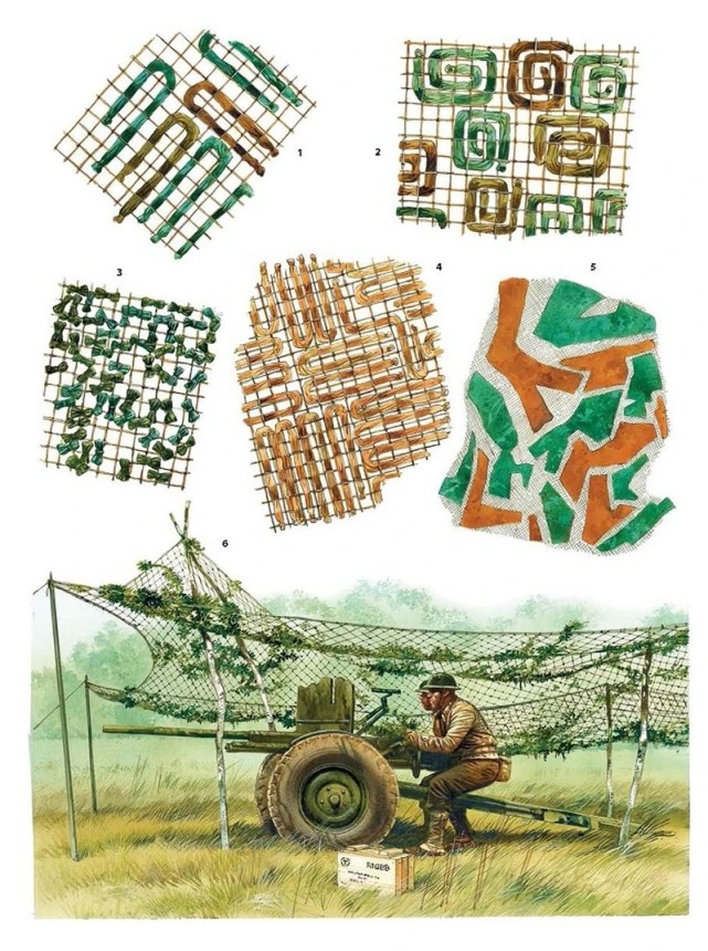 二战德军迷彩士兵单兵装备,二战德军迷彩服配大檐帽