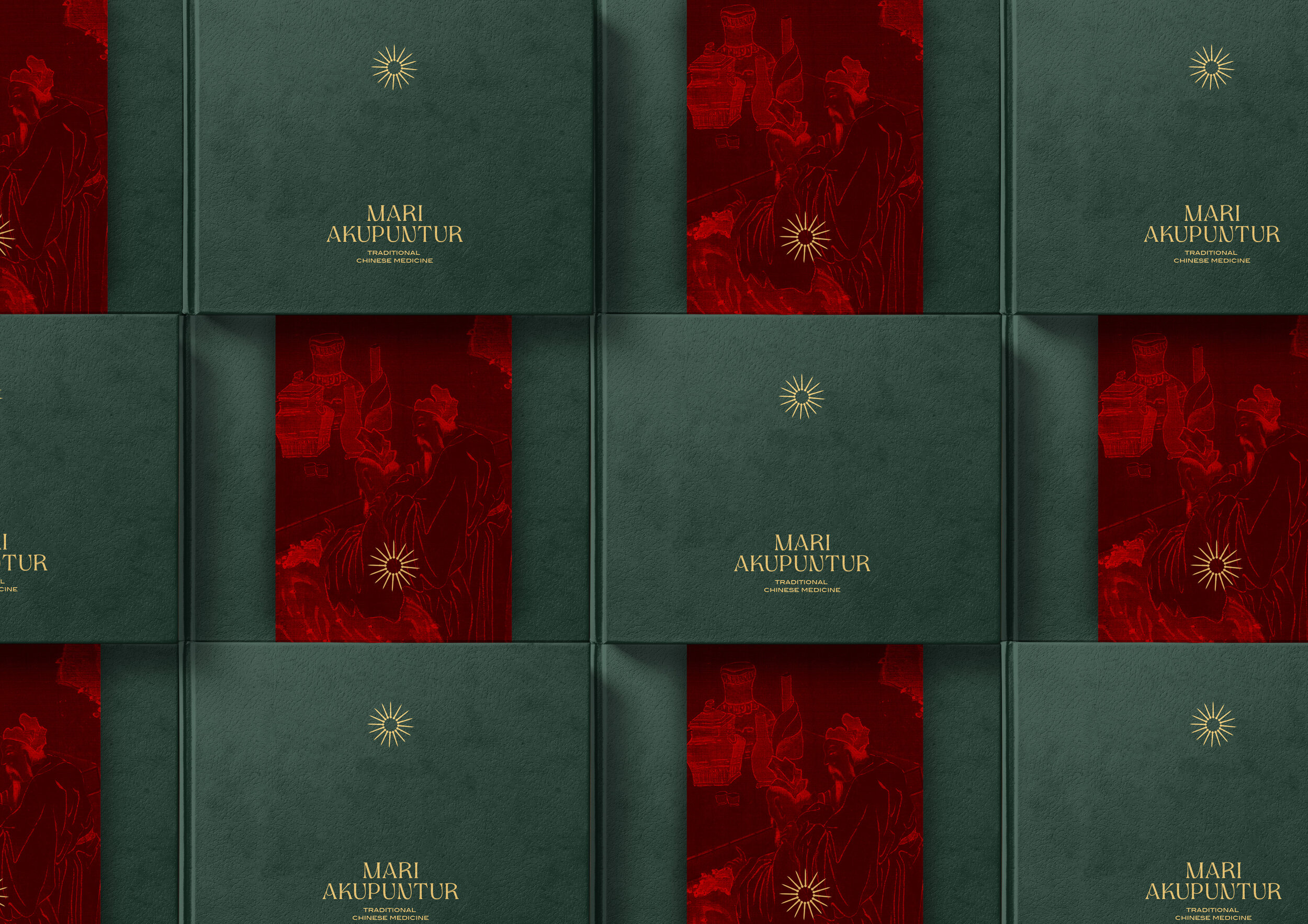 mari-akupuntur传统中医针灸诊所品牌视觉设计via:nero-graphic