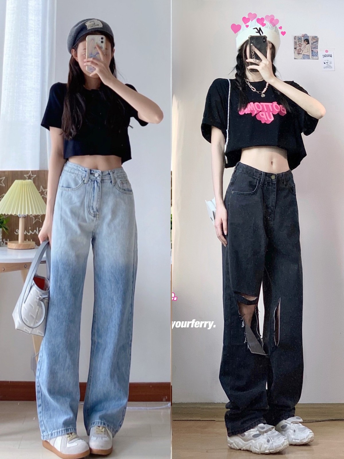 阔腿裤夏天配什么t恤衫好看,夏天阔腿裤搭配什么t恤好看