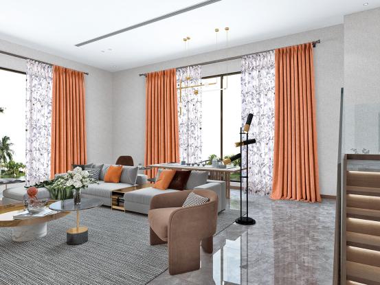 高档时尚窗帘搭配,教你窗帘布艺色彩搭配