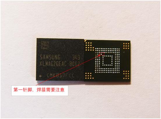 鎵嬫満EMMC鑺墖鎬庝箞鎷嗚В,瀹忔椇鍗婂浣撳拰emmc