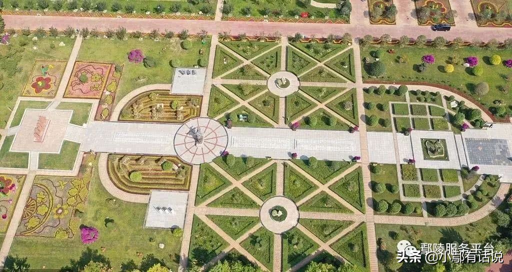 鄢陵花博园导览图,航拍鄢陵县唐韵樱花园