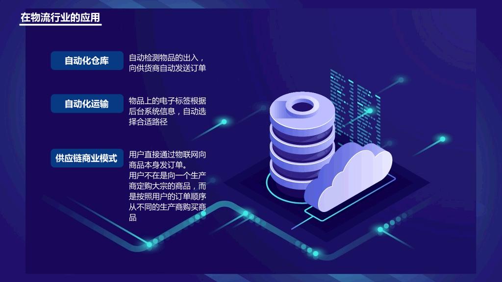 蓝色科技感ppt背景图片,蓝色互联网ppt