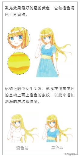 马克笔过渡色的画法,touchcolor马克笔怎么混色