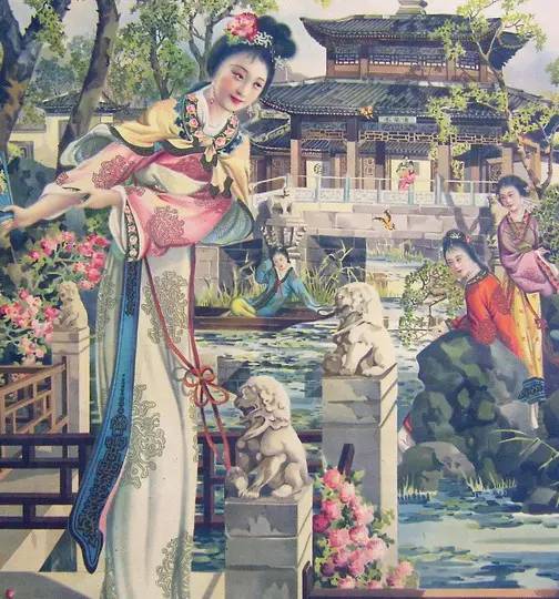 红楼梦原著中的黛玉和宝钗扑蝶,黛玉葬花对红楼梦有什么暗示