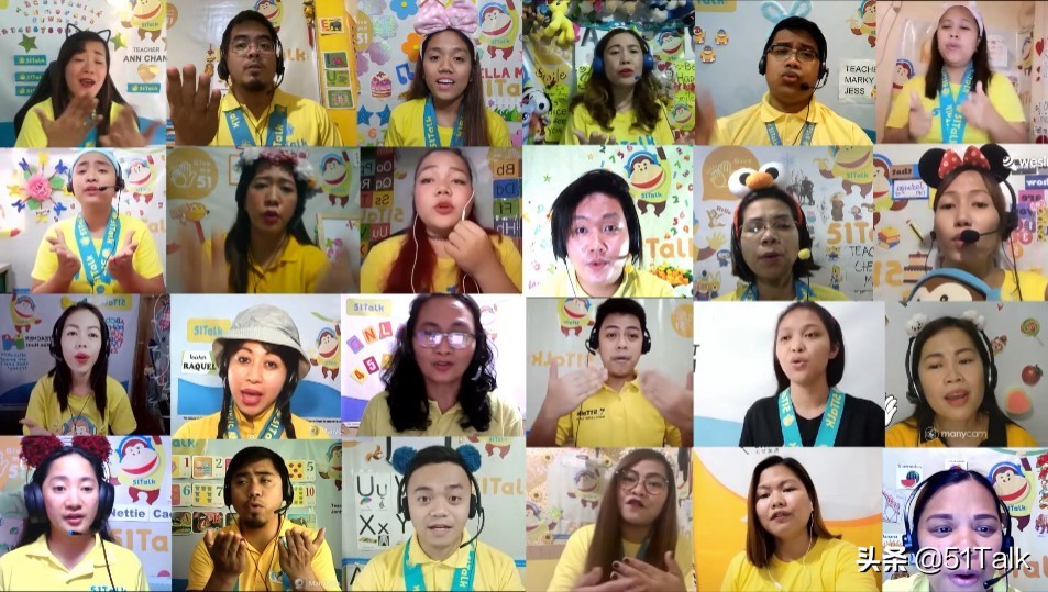 和老师隔空对杯？论有爱师生互动，51Talk可不会输