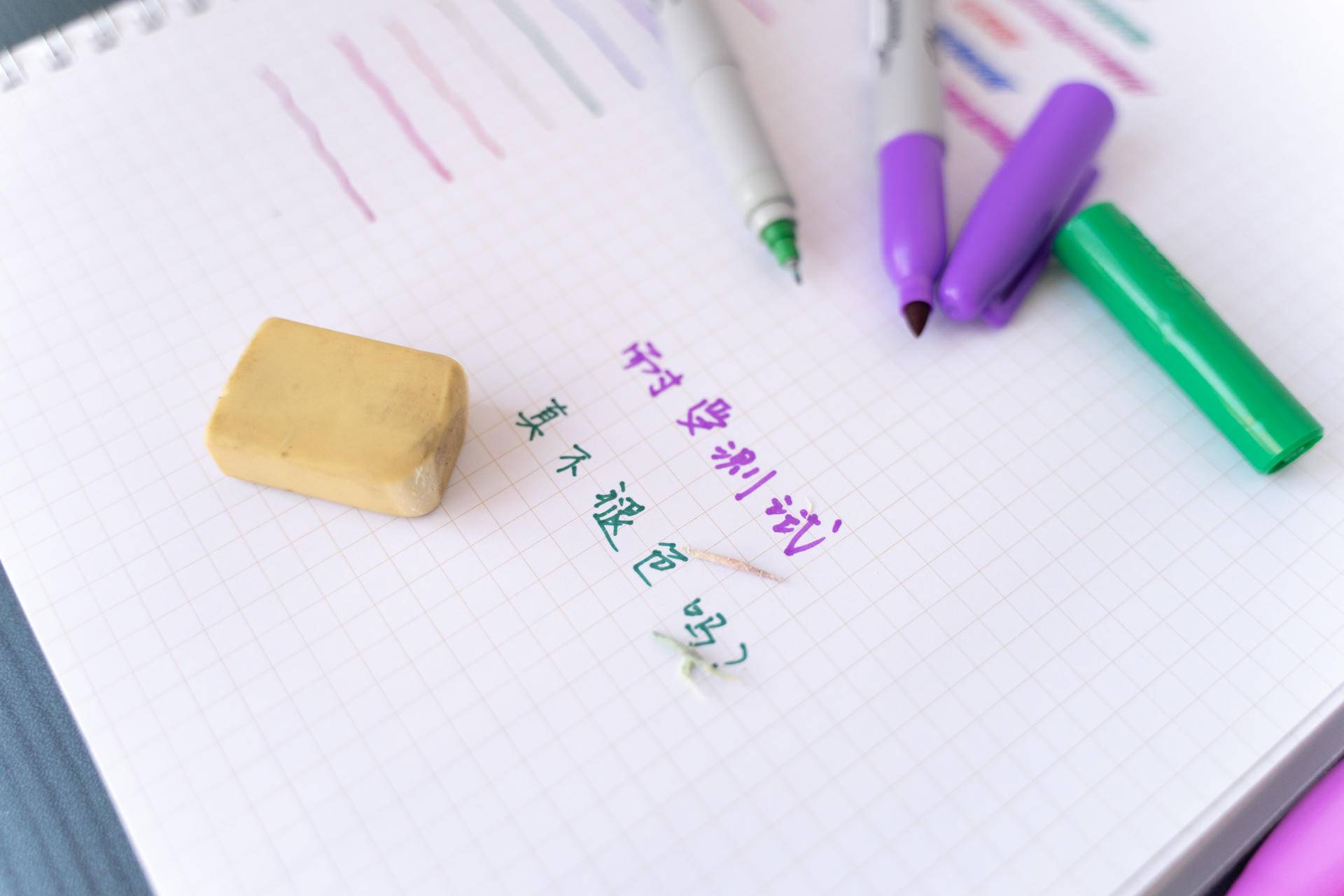 光顾着玩儿了，看完介绍才知道朋友送的这套马克笔差点被浪费了