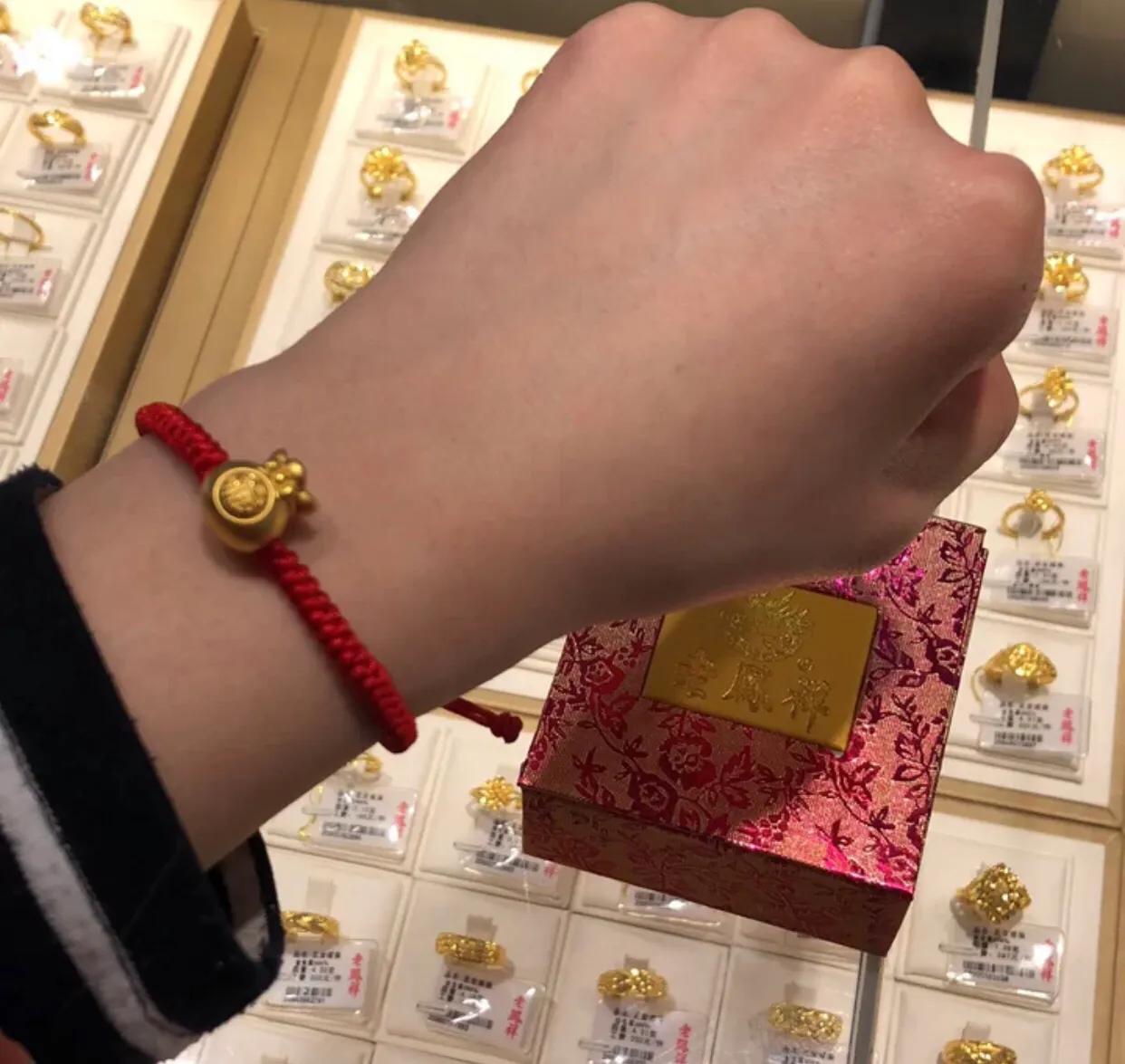 赵雅芝代言的老凤祥黄金耳环,赵雅芝代言老凤祥黄金同款项链