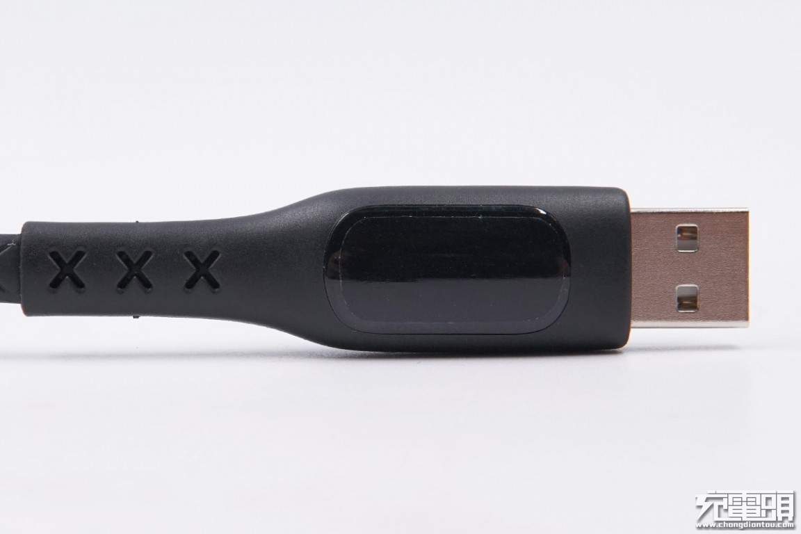 c口快充数据线拆解,加粗快充可自动断电数据线测评