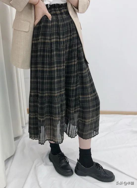 超长防晒半裙,半裙短款防晒