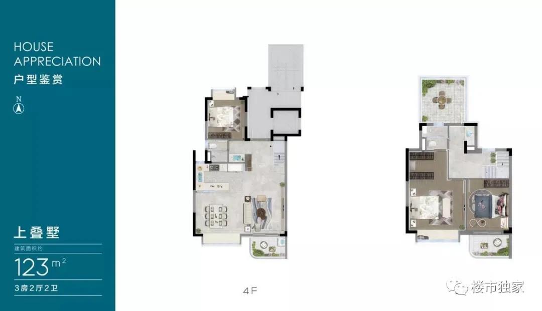 虹桥万科一线湖景房,万科145平叠墅