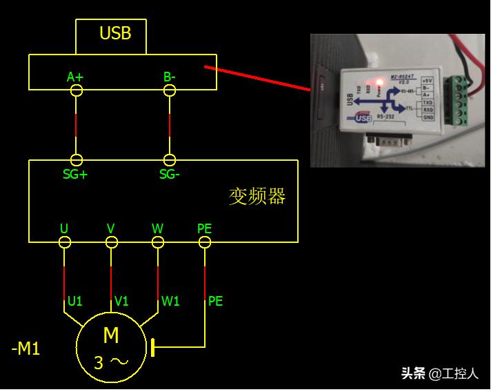 没有plc怎样控制伺服,变频器与plc通讯编程