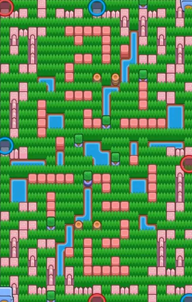 荒野乱斗地图图纸,荒野乱斗优秀地图