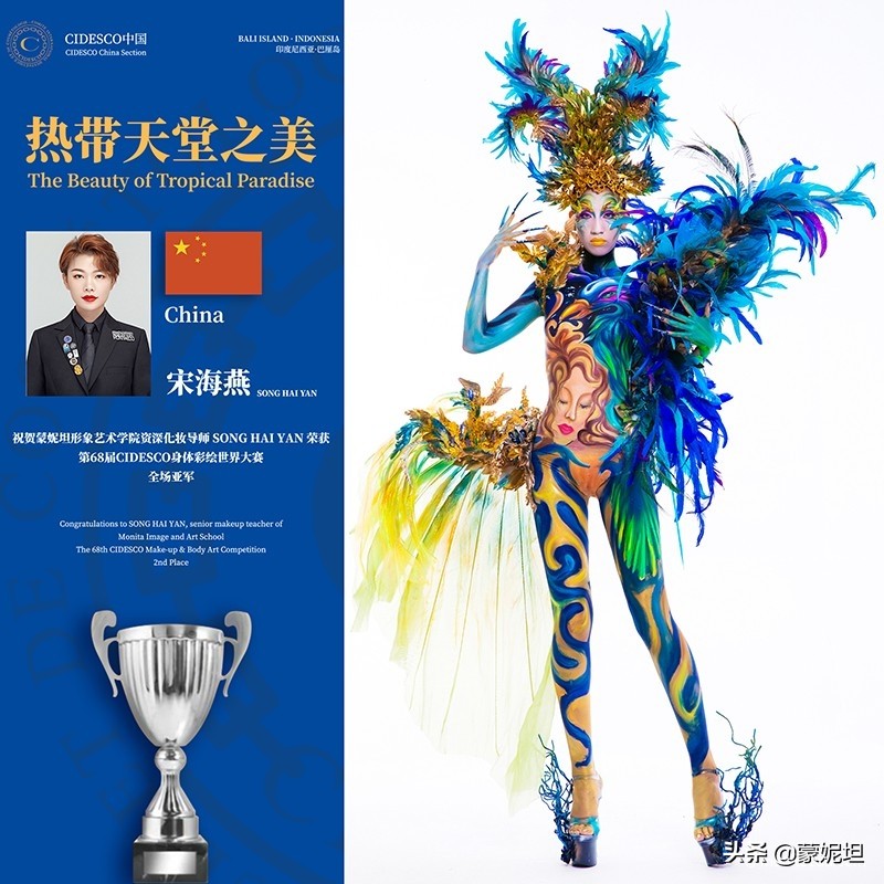 祝贺CIDESCO中国区囊获第68届CIDESCO世界身体彩绘大赛六项大奖
