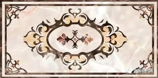 卫生间花洒水刀拼花效果图,高清水刀拼花图片