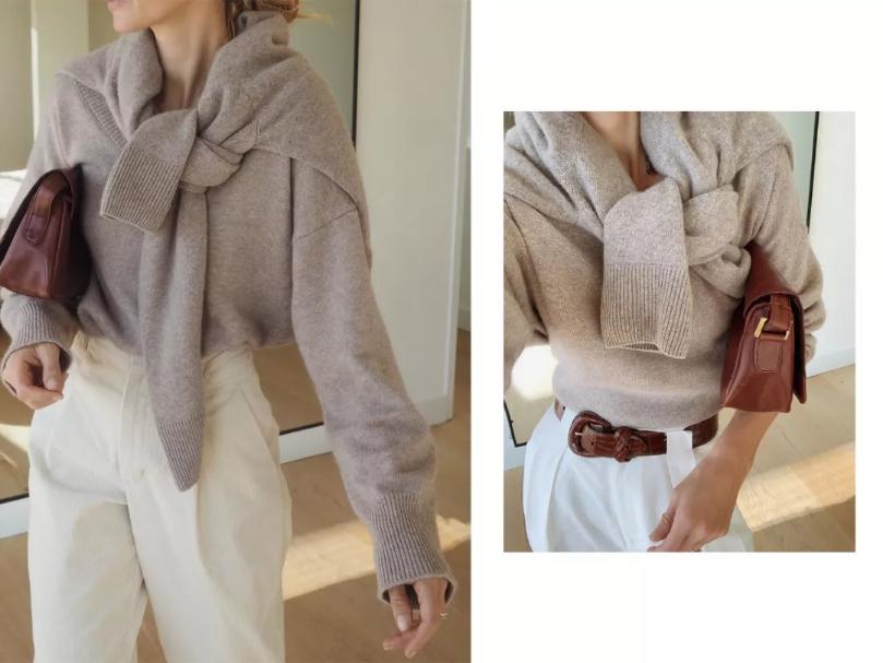 春季毛衣叠穿,毛衣怎么叠穿保暖又时尚