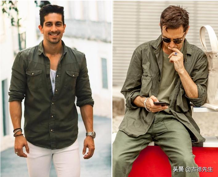 男式个性春季穿搭,男士显白穿搭