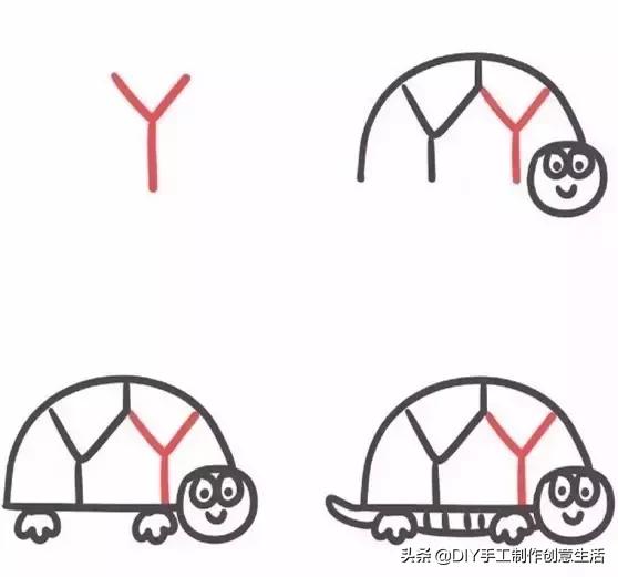 简笔画超简单步骤3笔,简笔画超简单教程