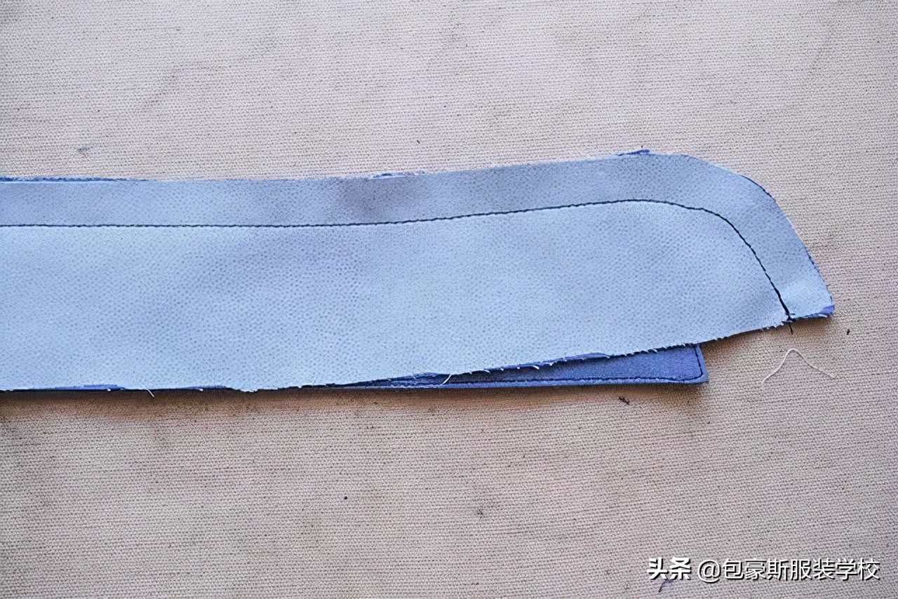 衬衫制版教程完整版,超详细衬衫领子缝纫工艺细节分解