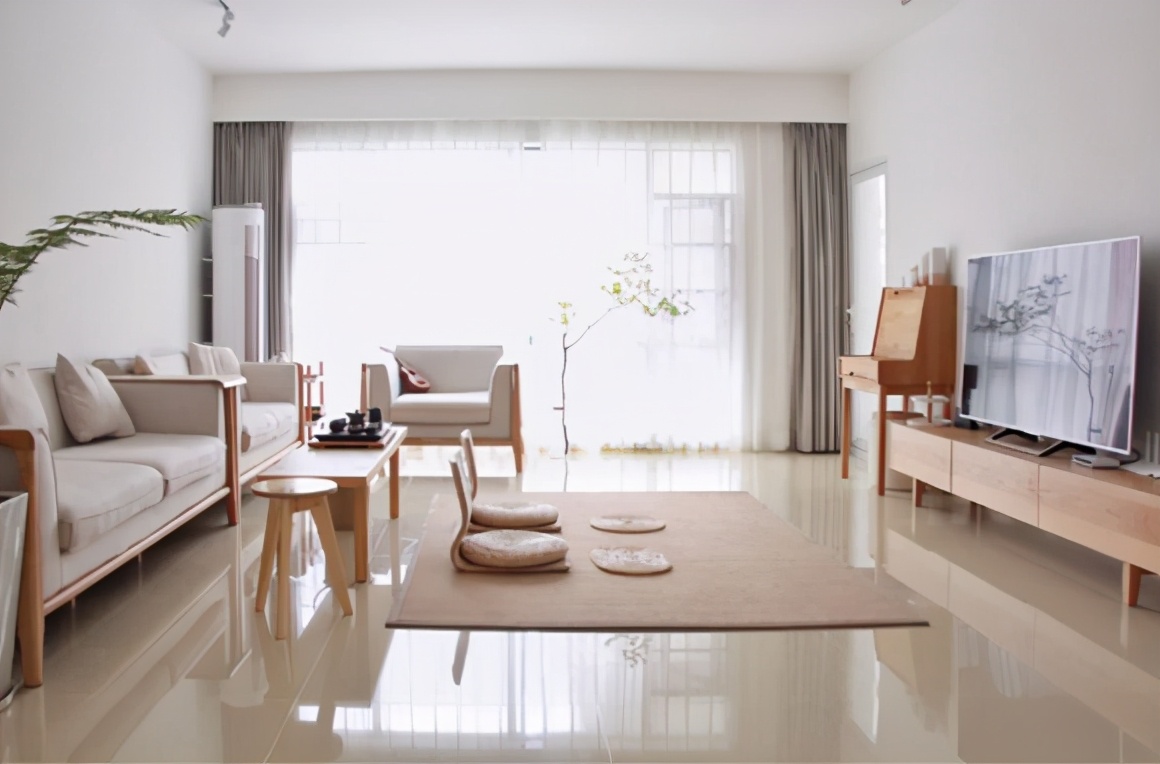 客厅无阳台装修毛坯房,无阳台客厅装修小户型