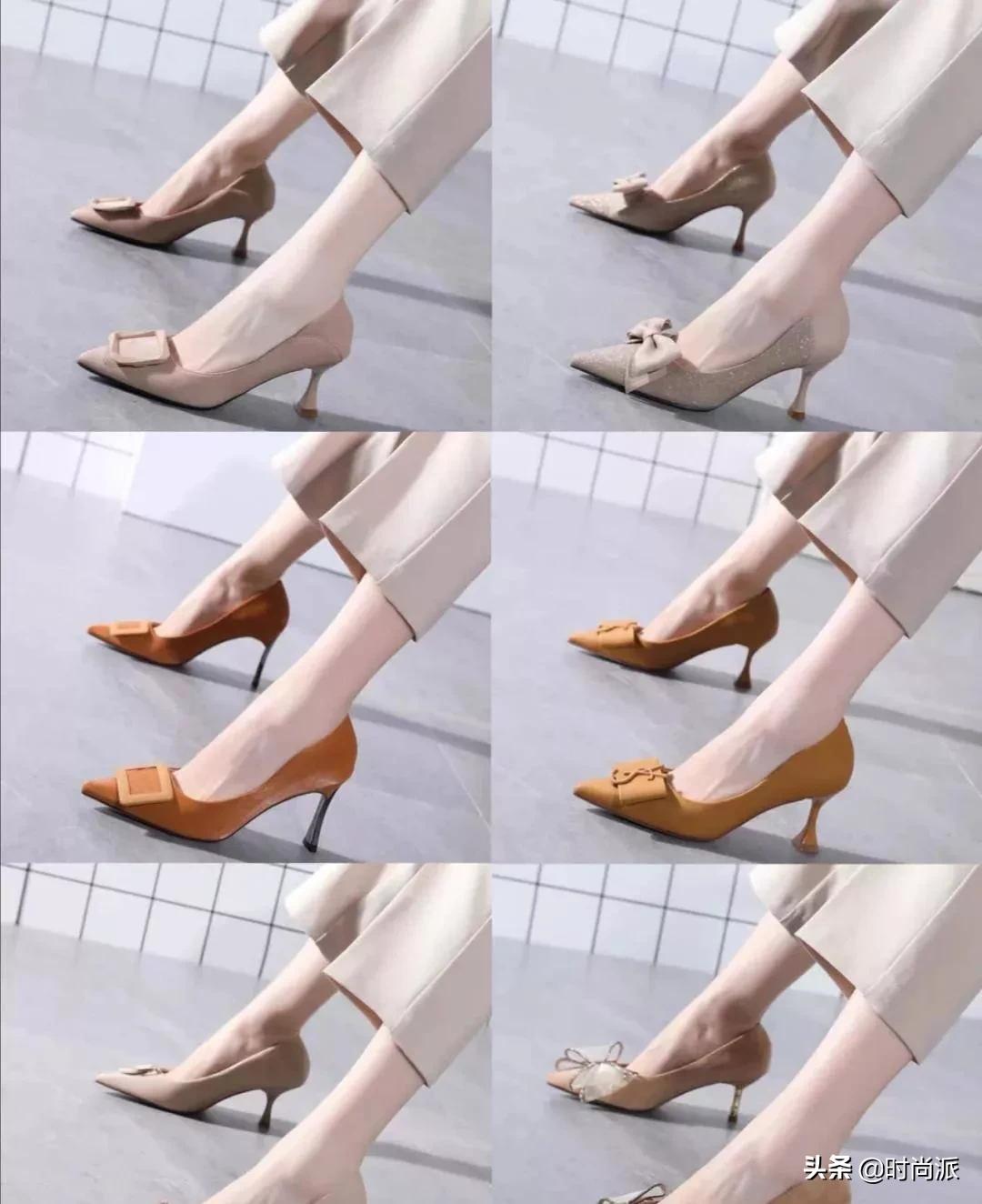 性感优雅的细跟鞋你拥有了吗?舒适又时髦,不愧是女神的必备单品