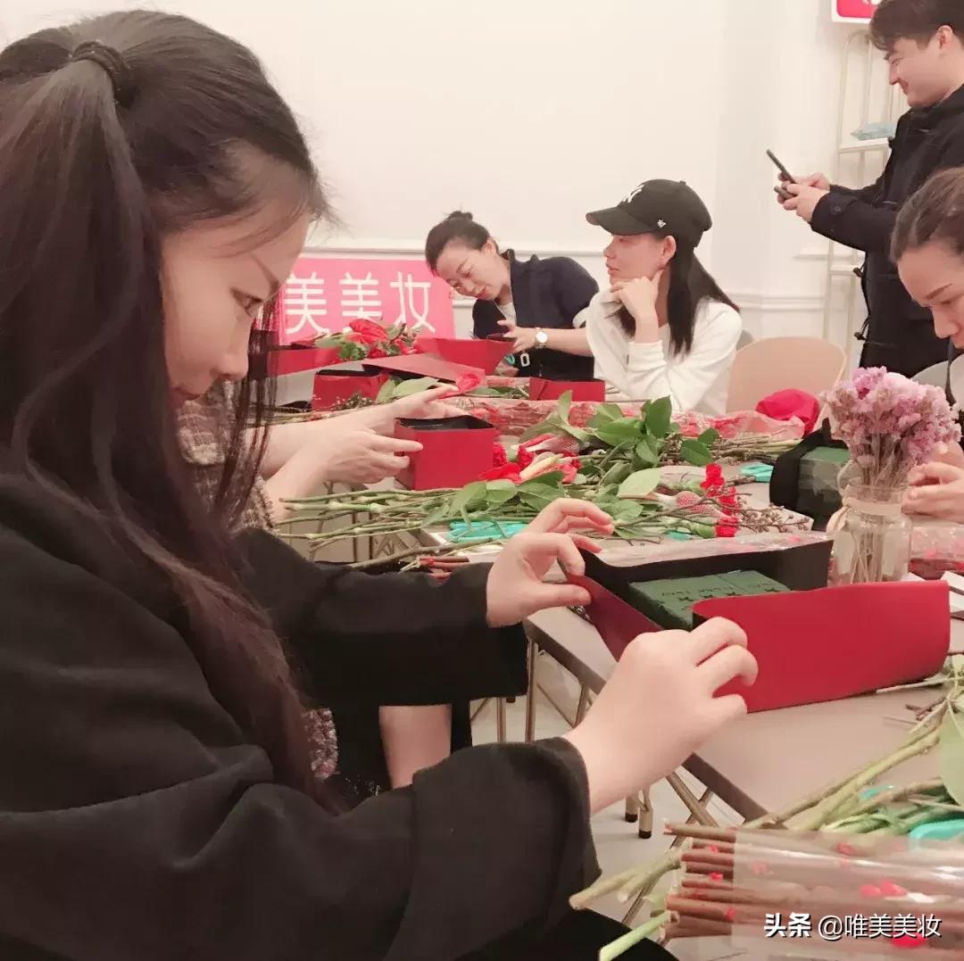 唯美美妆直播间,唯美美妆后台培训