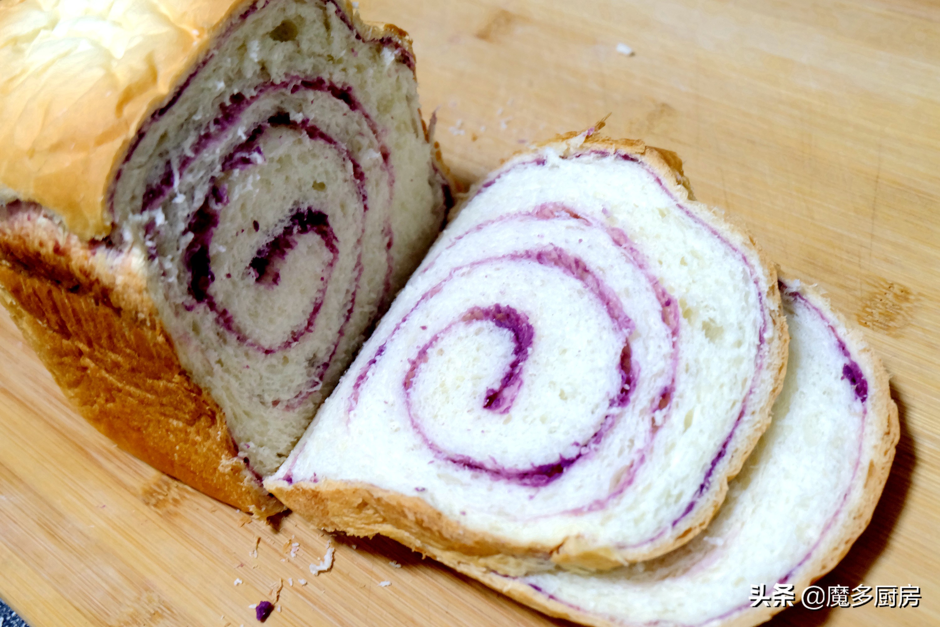 做面包只要一台面包机,多图详解面包制作,低糖无油配方真不错