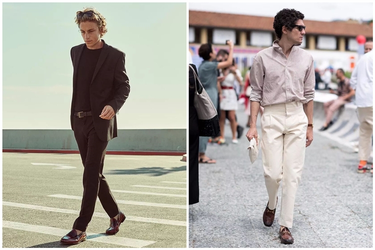 收起你的帆布鞋吧,英伦风乐福鞋痞帅穿搭