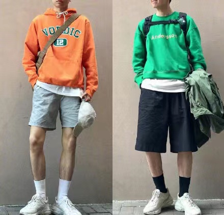 男生夏天穿短裤还是长裤,夏天短裤穿搭男生
