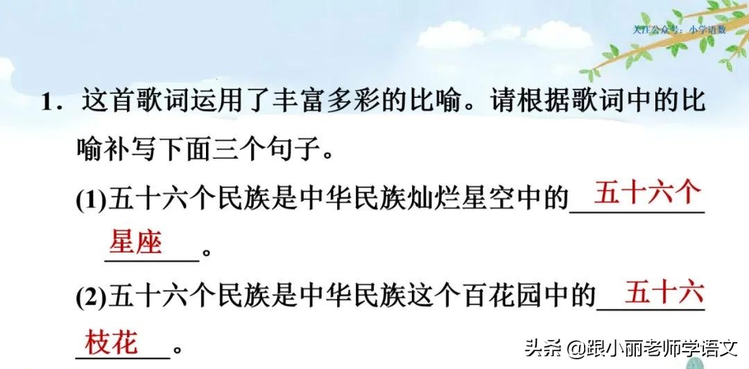 大青树下的小学必会知识点,大青树下的小学必考知识点