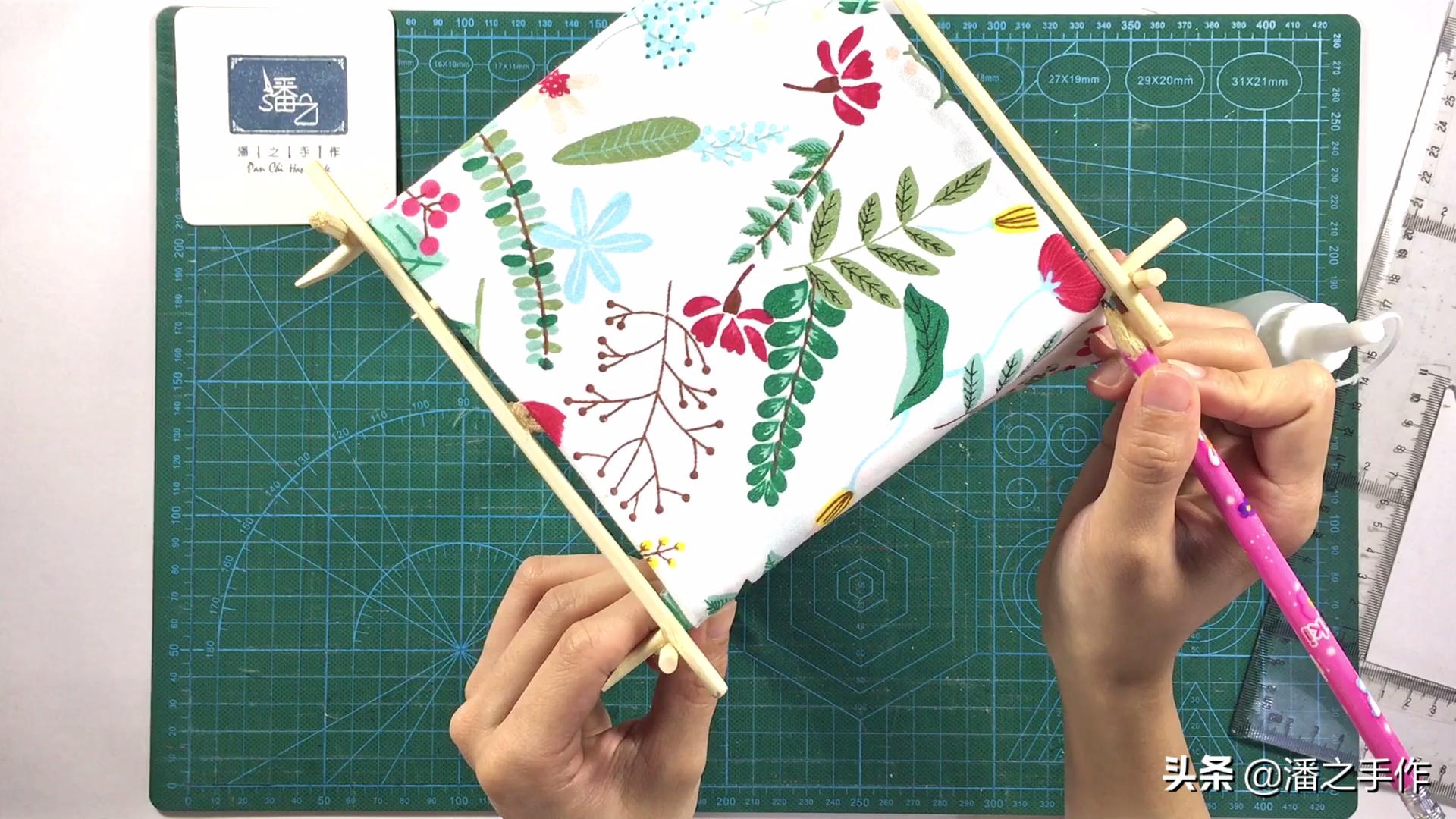 布艺灯笼手工制作教程简单,环保自制小灯笼