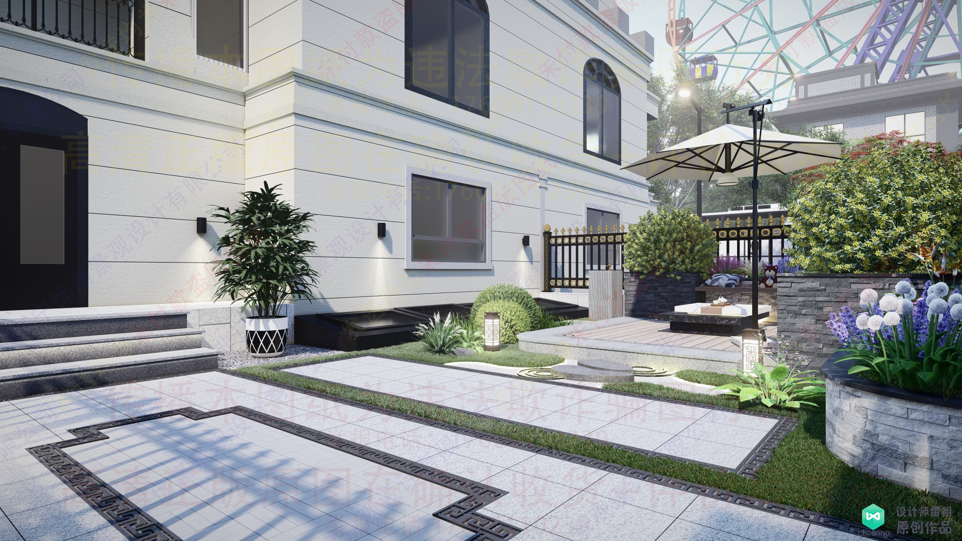 自己动手铺草坪效果,草坪的正确铺装方法