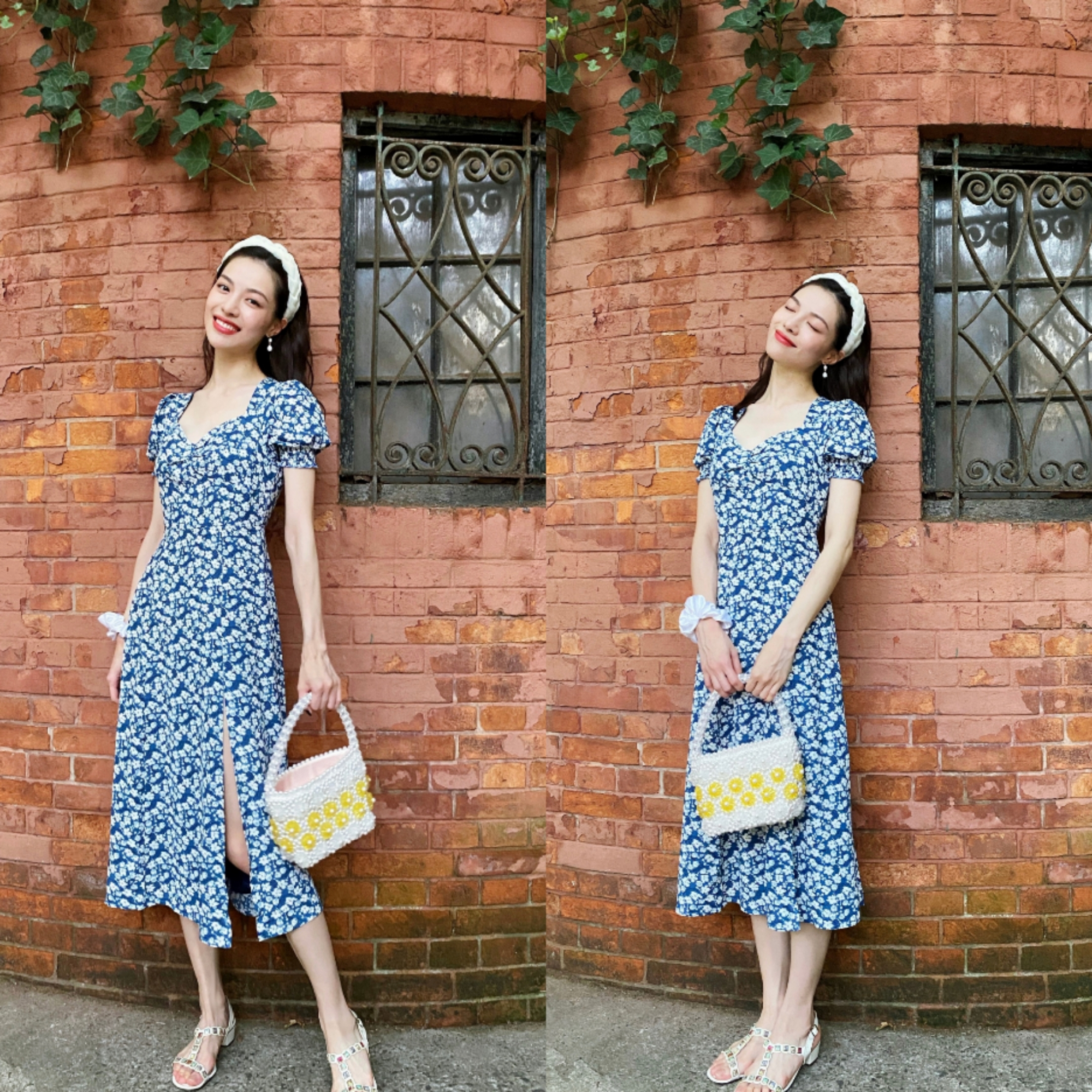 温柔碎花裙配什么项链,穿夏季碎花裙怎么搭配衣服