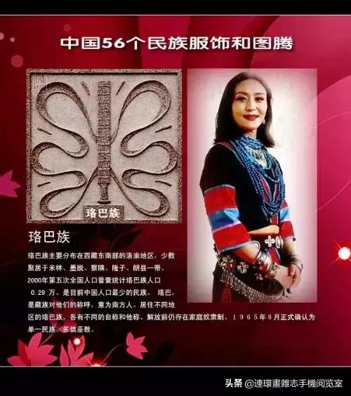 外网评论中国56个民族服饰,56个民族的图腾