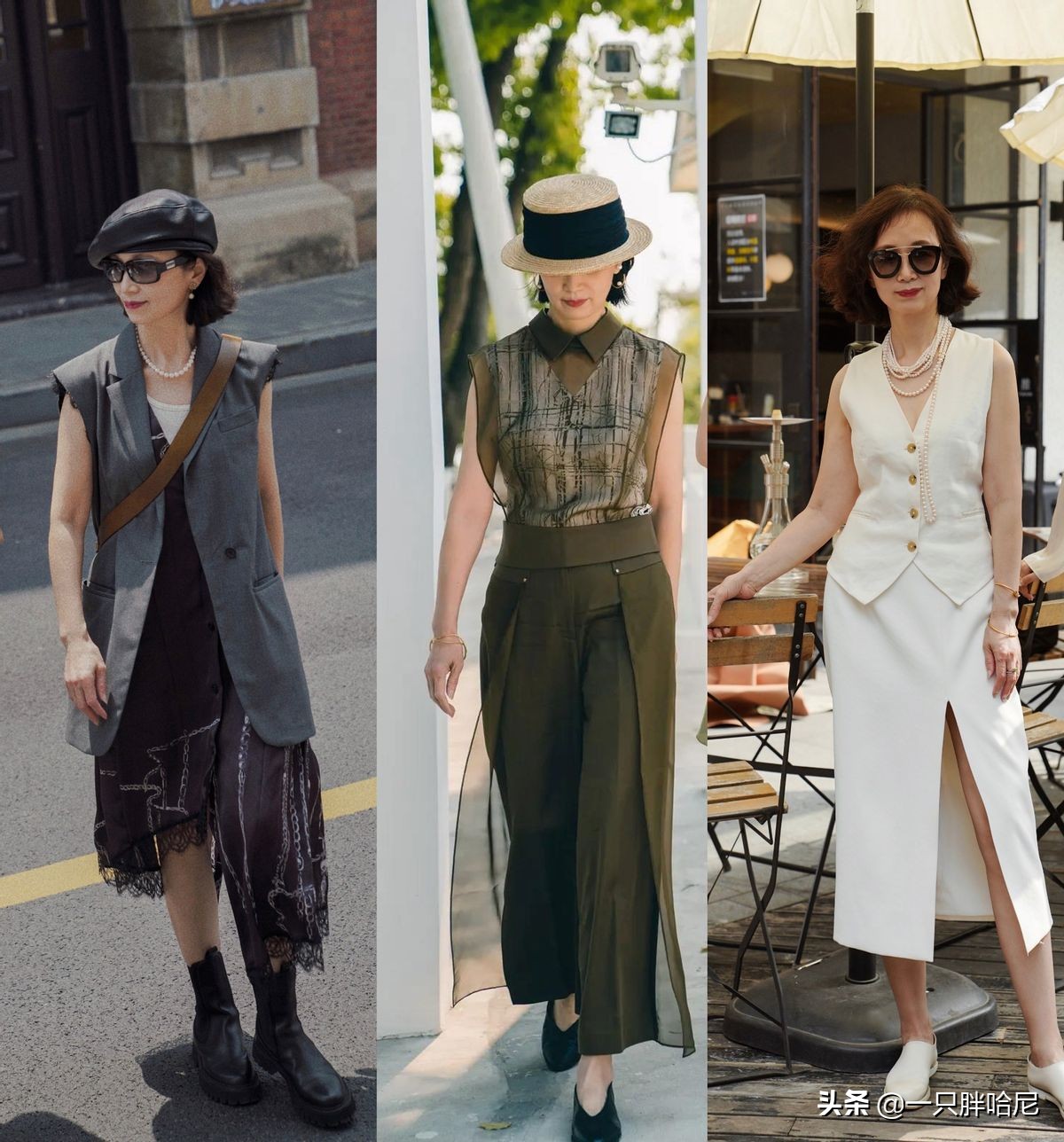 50岁女人穿t恤配牛仔裤好看吗,50岁的女人穿搭要做减法