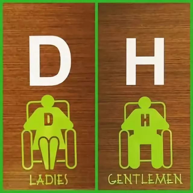 新中式男女厕所标志,各种各样的男女厕所标志