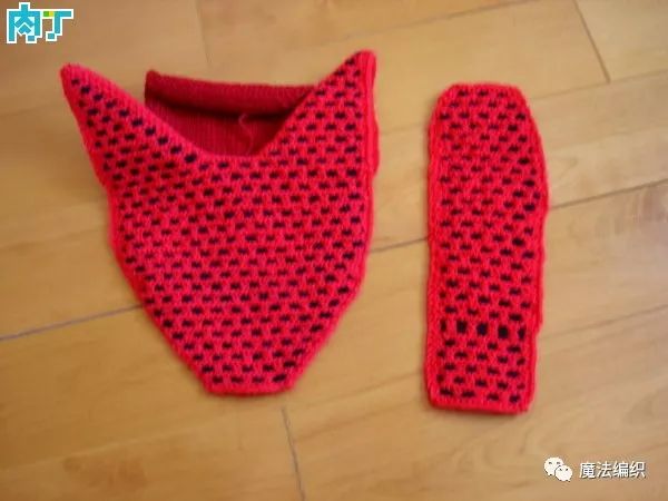 棒针编织毛线拖鞋视频教程,棒针毛线拖鞋编织教程