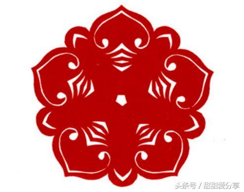 折叠对称剪纸图案大全,折叠剪纸技法