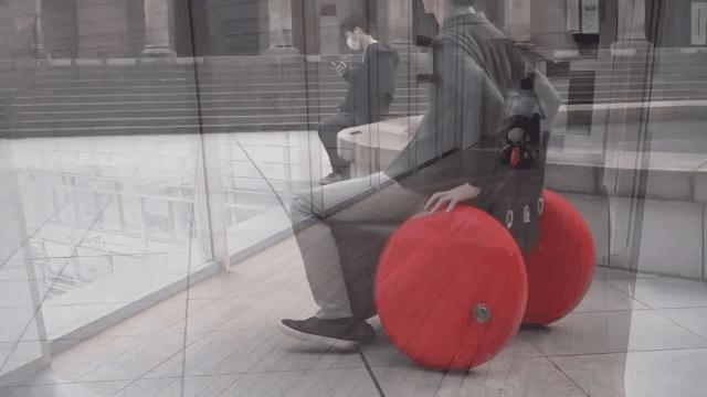 日本发明携带小巧电动车,日本人自己造的电车