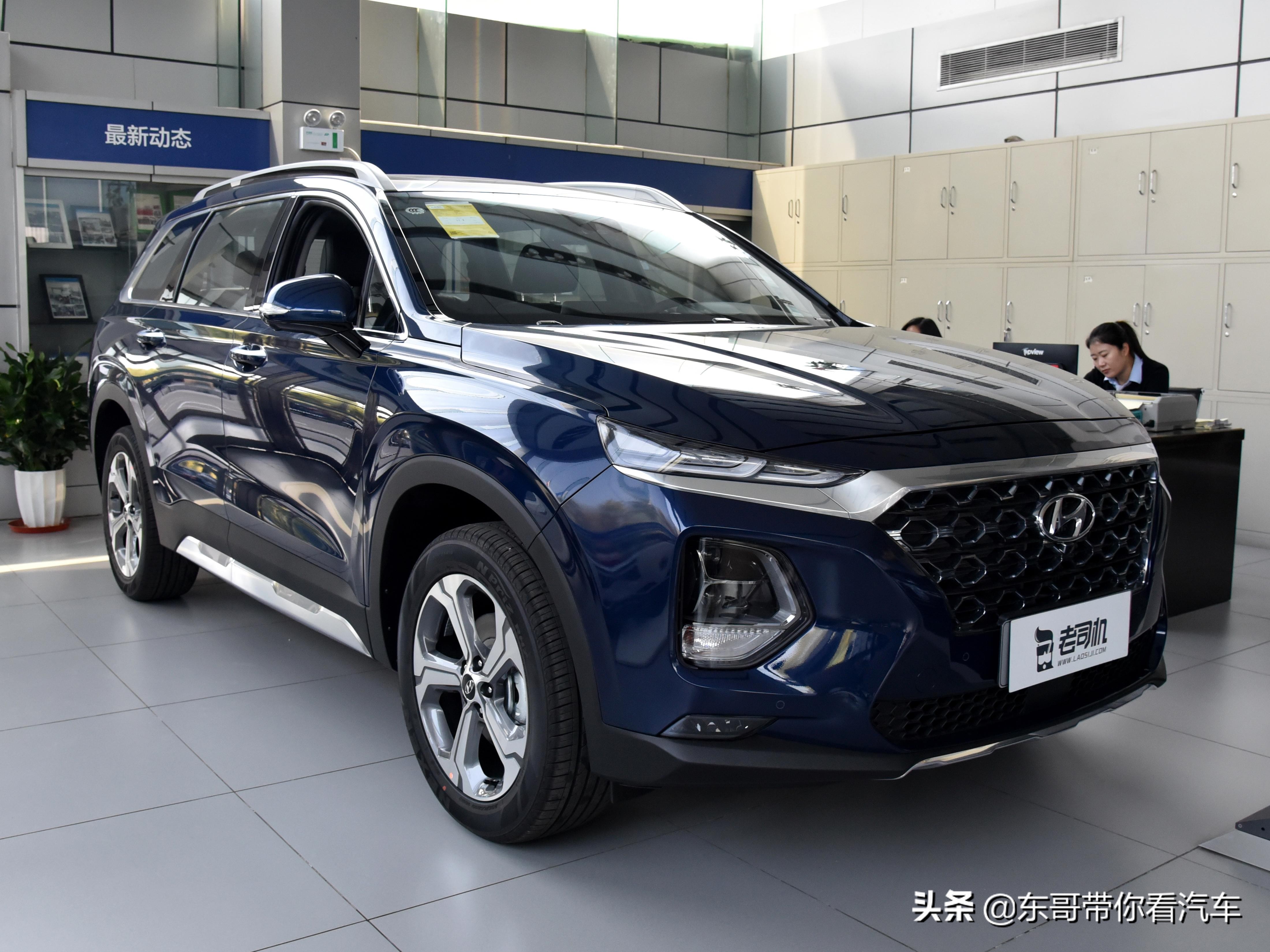 值得买的韩系suv全新胜达,新款现代胜达实车很有霸气感