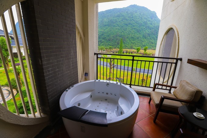 巴厘岛式私密温泉度假,听山野清风