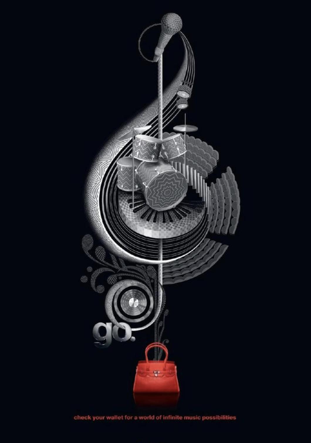 创意性极强的海报,创意海报简洁手绘黑白