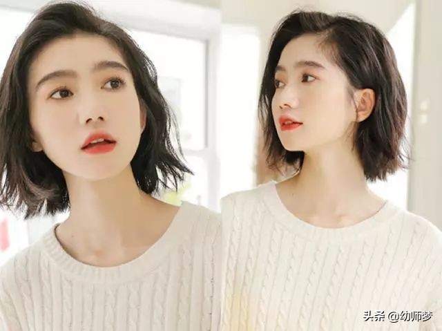 2019女短发蛋卷烫发型,短发蛋卷烫发型图片齐耳